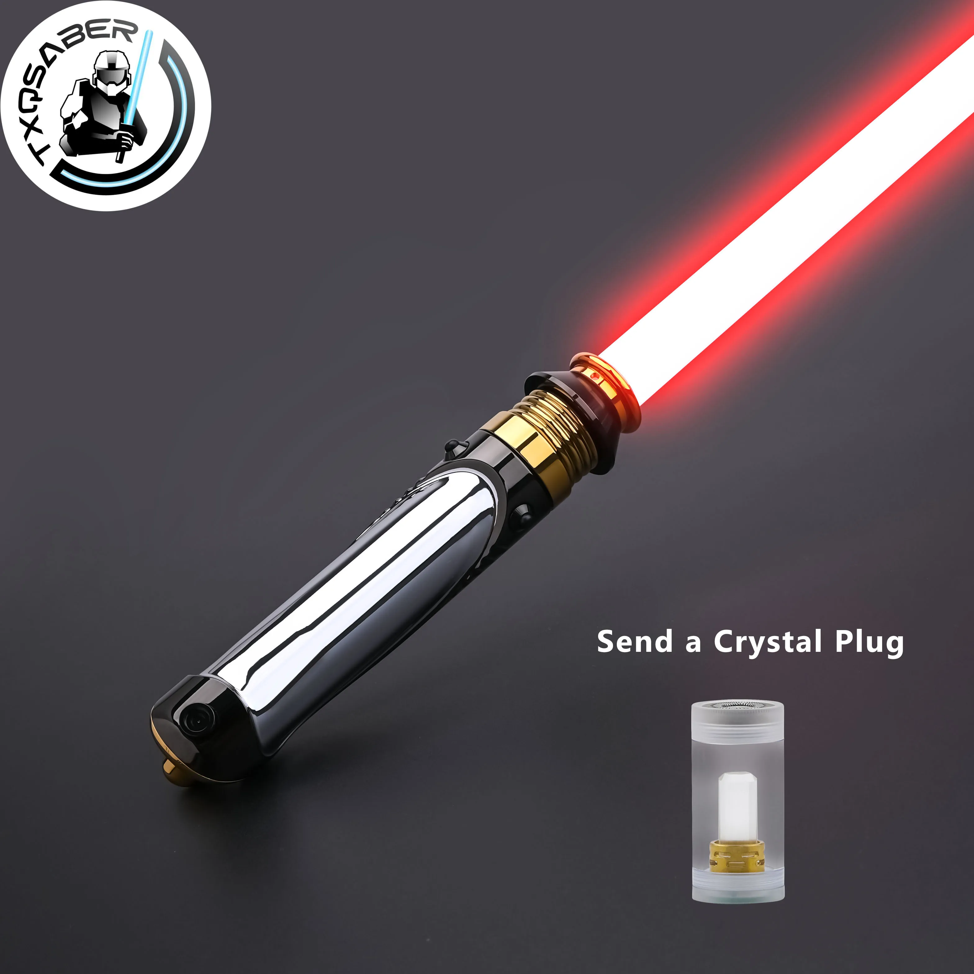 

Реплика светового меча TXQSABER Emperor Palpaine с металлической рукоятью, SRGB Pixel Light Sword, с плавным движением, лазерный меч-бластер, игрушки для косплея