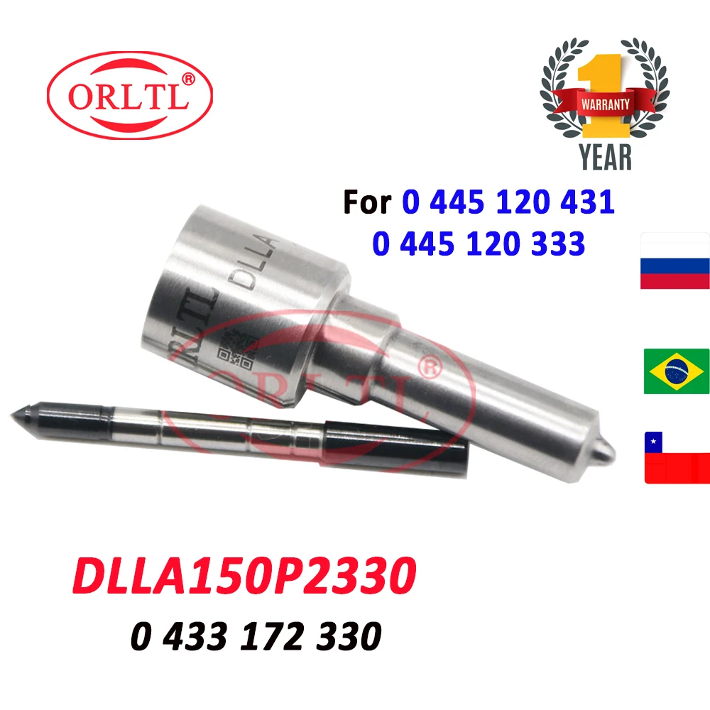 

ORLTL DLLA150P2330 Fuel Injection Nozzle 0433172330 Diesel Injetcor Nozzle DLLA 150 P 2330 For Bosch 0445120431 0445120333