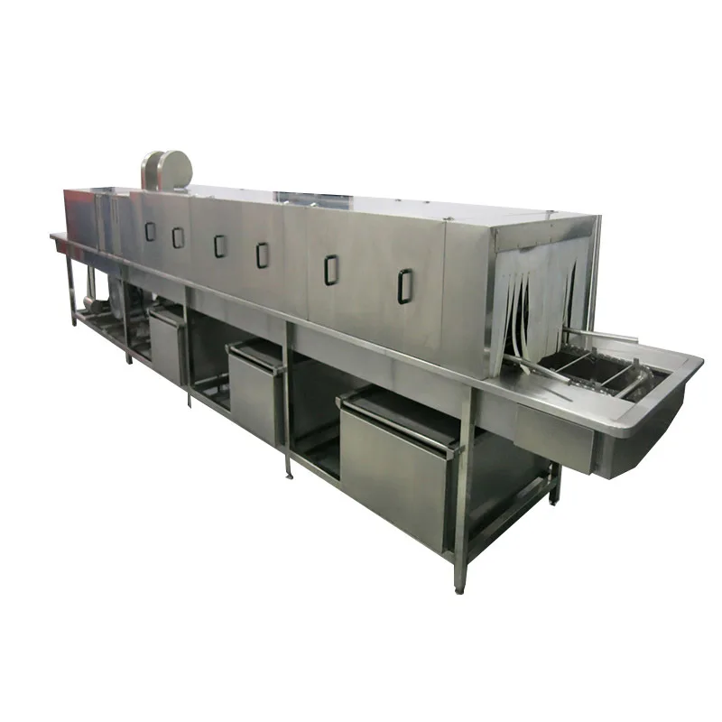 High pressure spray plastic turnover box cleaning machine, automatic box washing machine