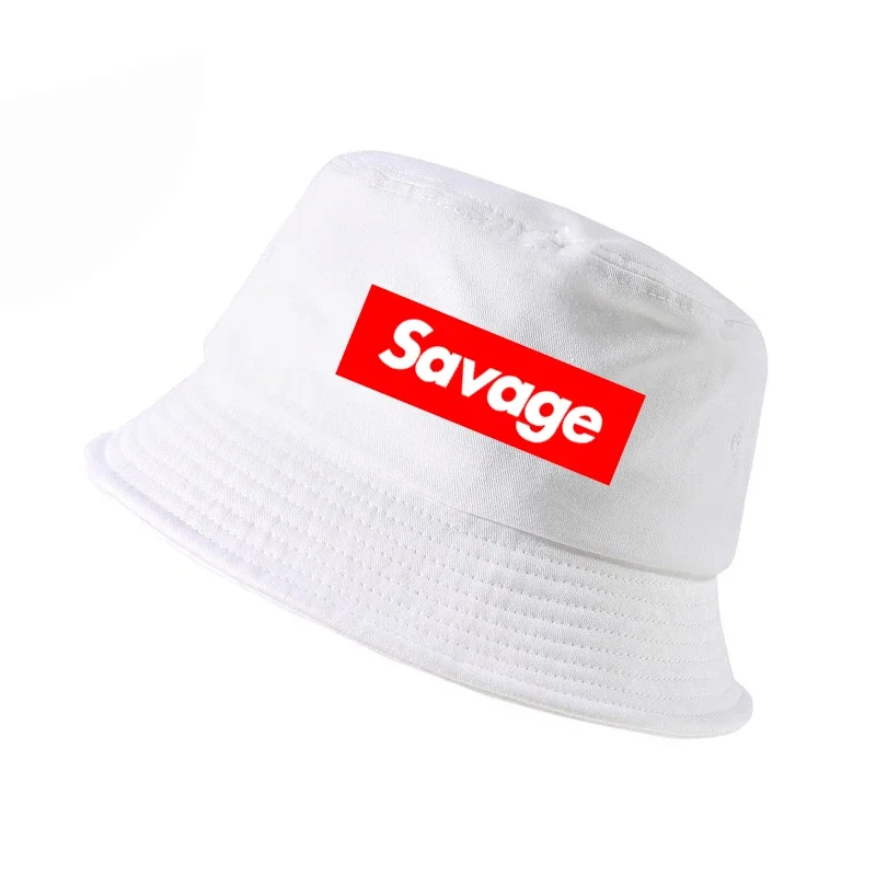 

Savages Bucket Hats pop harajuku Outdoor Fishing Wide Brim Hat Summer men women panama fisherman hat bone feminino