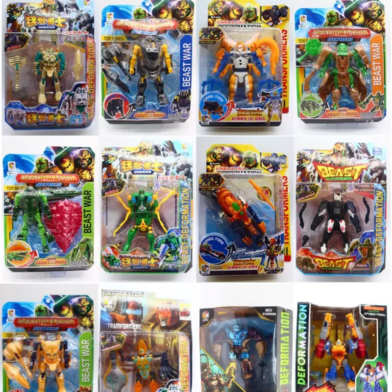 

Beast Wars Deformation Robot Optimus Primals Action Figure Beast Machines Deformable Animals Tigatron Spider Rhino Model Toys