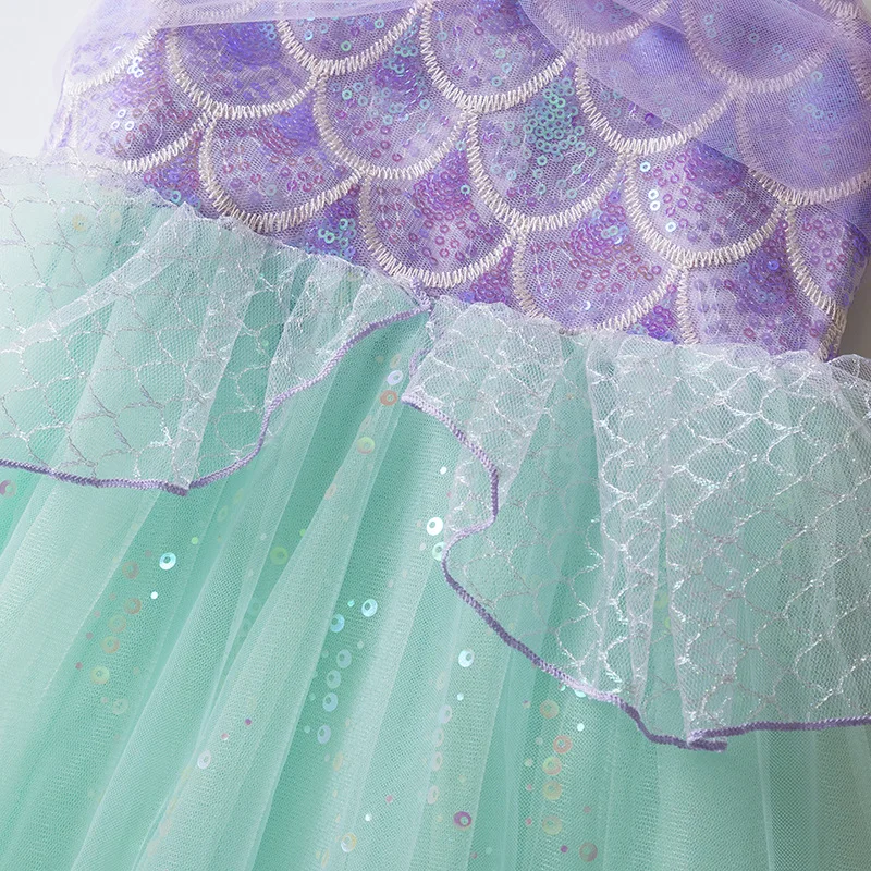 Girls Mermaid Tutu Dress Sequi - Summer Clothing Europe 评论和价格