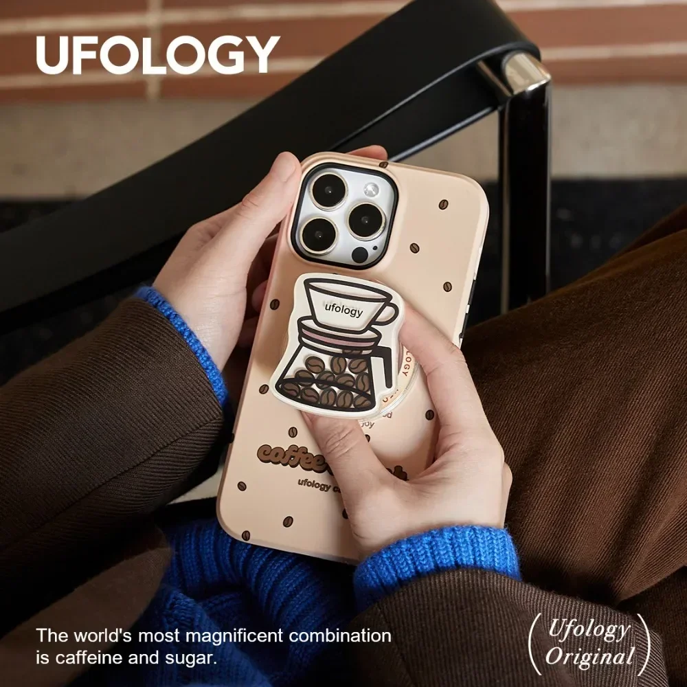 Ufology Pieces of Life Series Magnetic Phone Case For iPhone16/15/14/13/12 Pro Max Full Cover Mobile Phone Translucent Cover