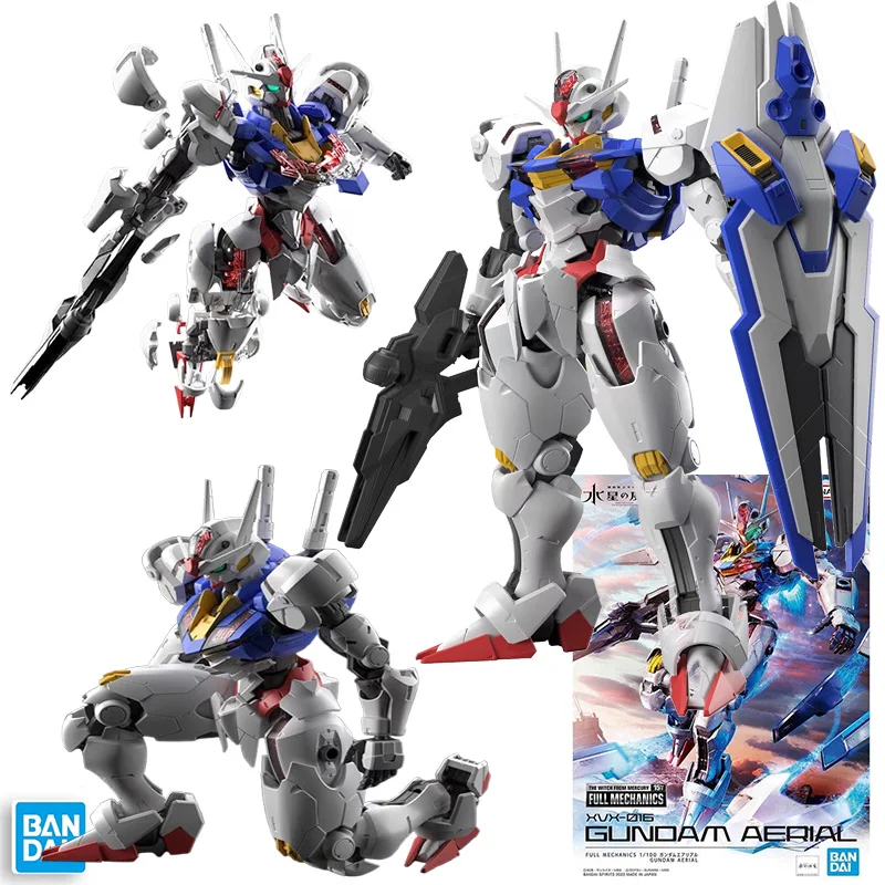 

Bandai Gundam 1/100 FULL MECHANICS kit assembly cartoon character robot mobile warrior assembly mold toy children's gift