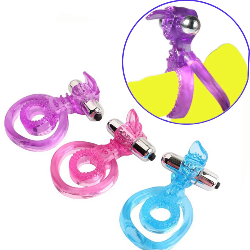 cock rings Vibrators cockring Tongue clit delay Ejaculation dildo extender Premature Lock Fine Sex Toys product for Men 2ring view 3