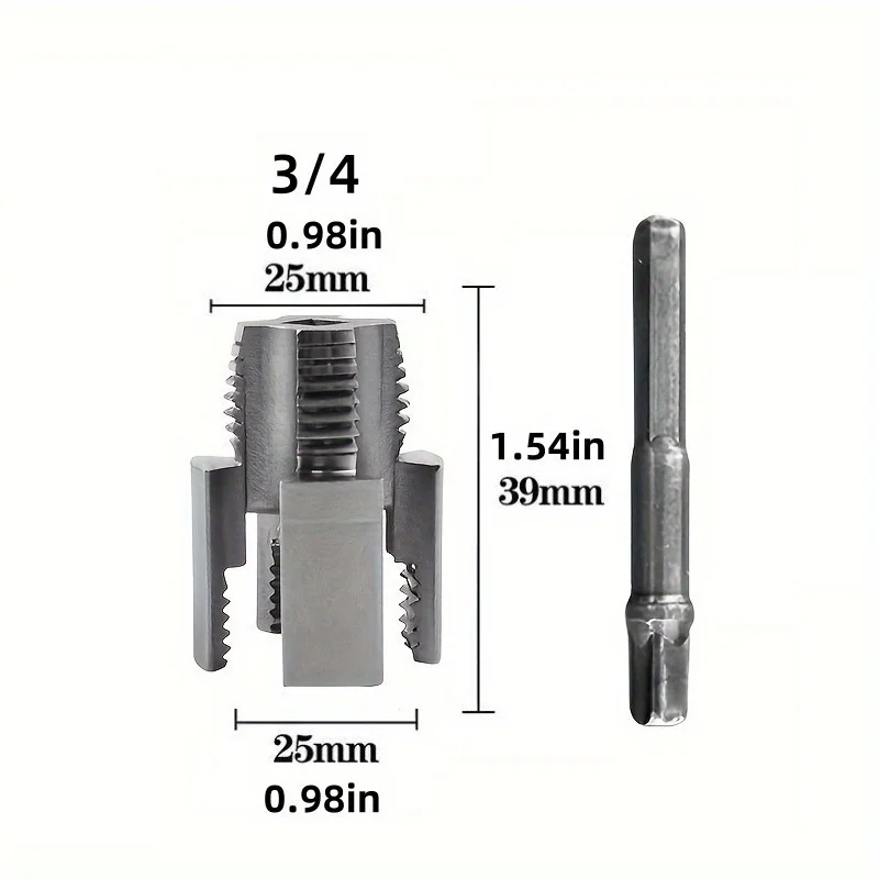 1/2" & 3/4" PPR Universal Water Pipe Tap with Integrated Inner/Outer Thread, Alloy Steel, Anti-Corrosion, Smooth Operation