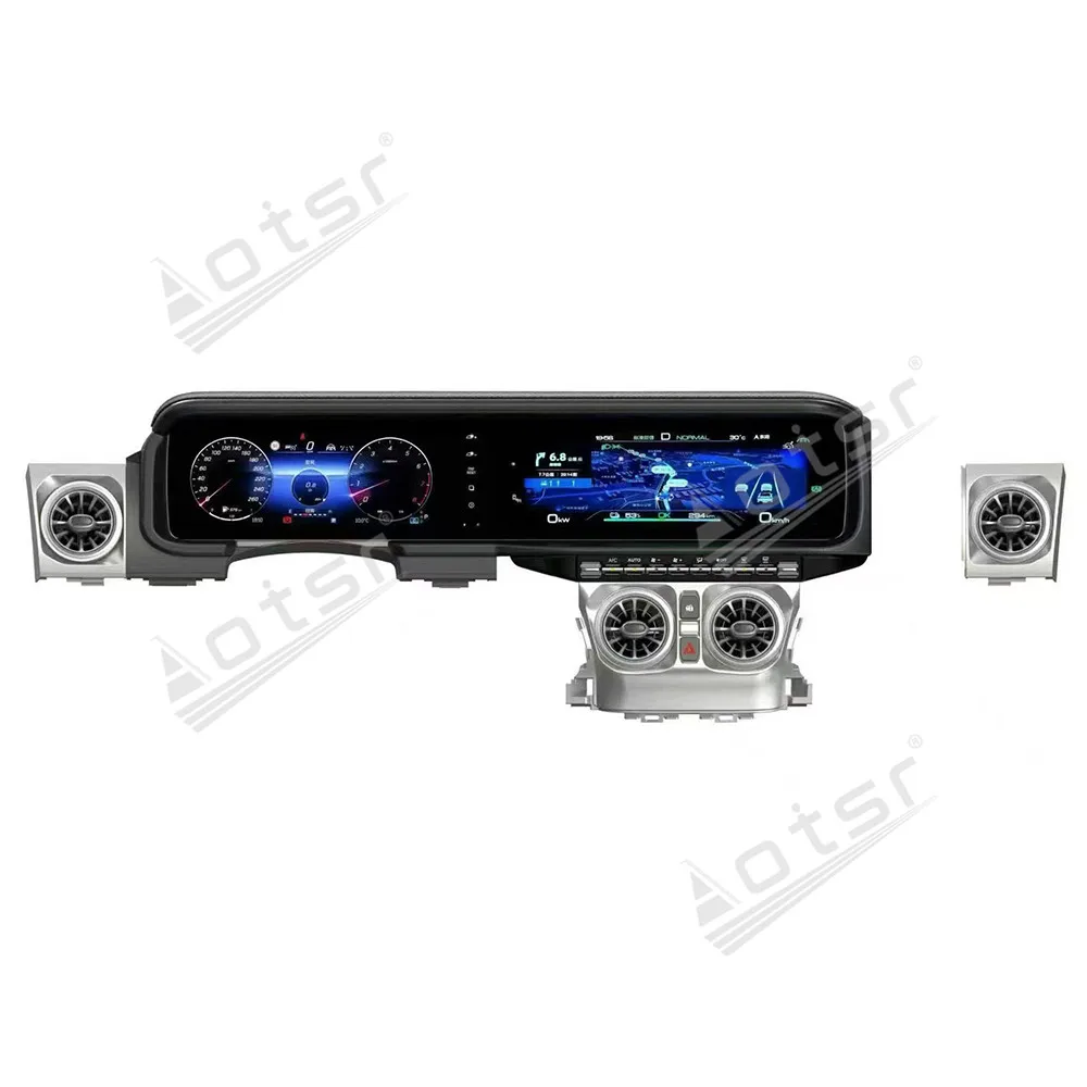 Dual 12.3 Inch Screen For TOYOTA LAND CRUISER LC200 2008 - 2021 Android 13 Car Radio GPS Navigation Stereo Multimedia Head Unit