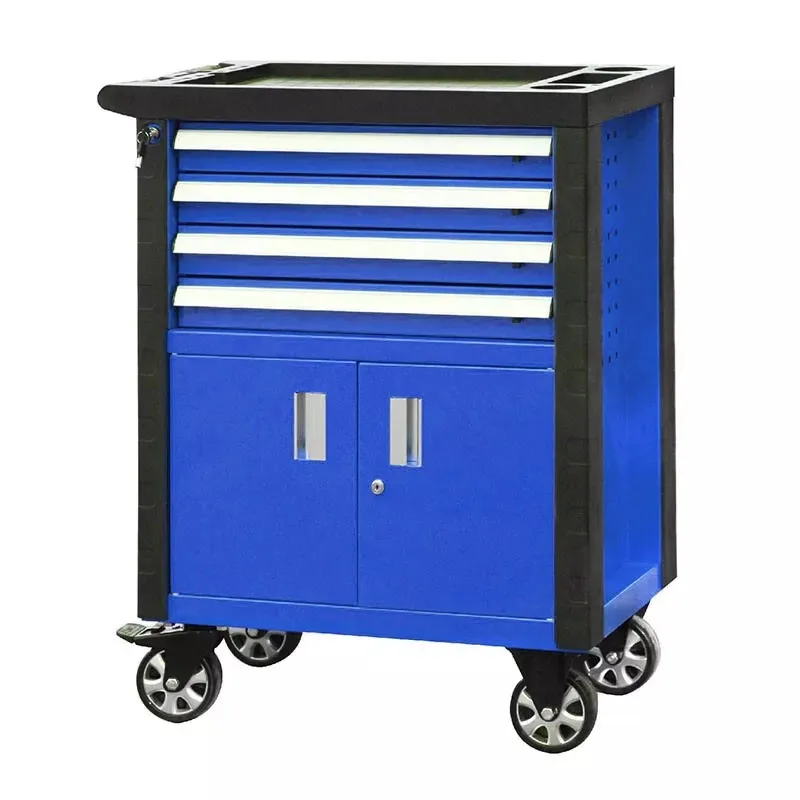 

HPDMC 20 inch With 4-Drawer Rolling Storage Cabinet Tool Box Chest in Gloss Cabinet Tool Box with Wheels