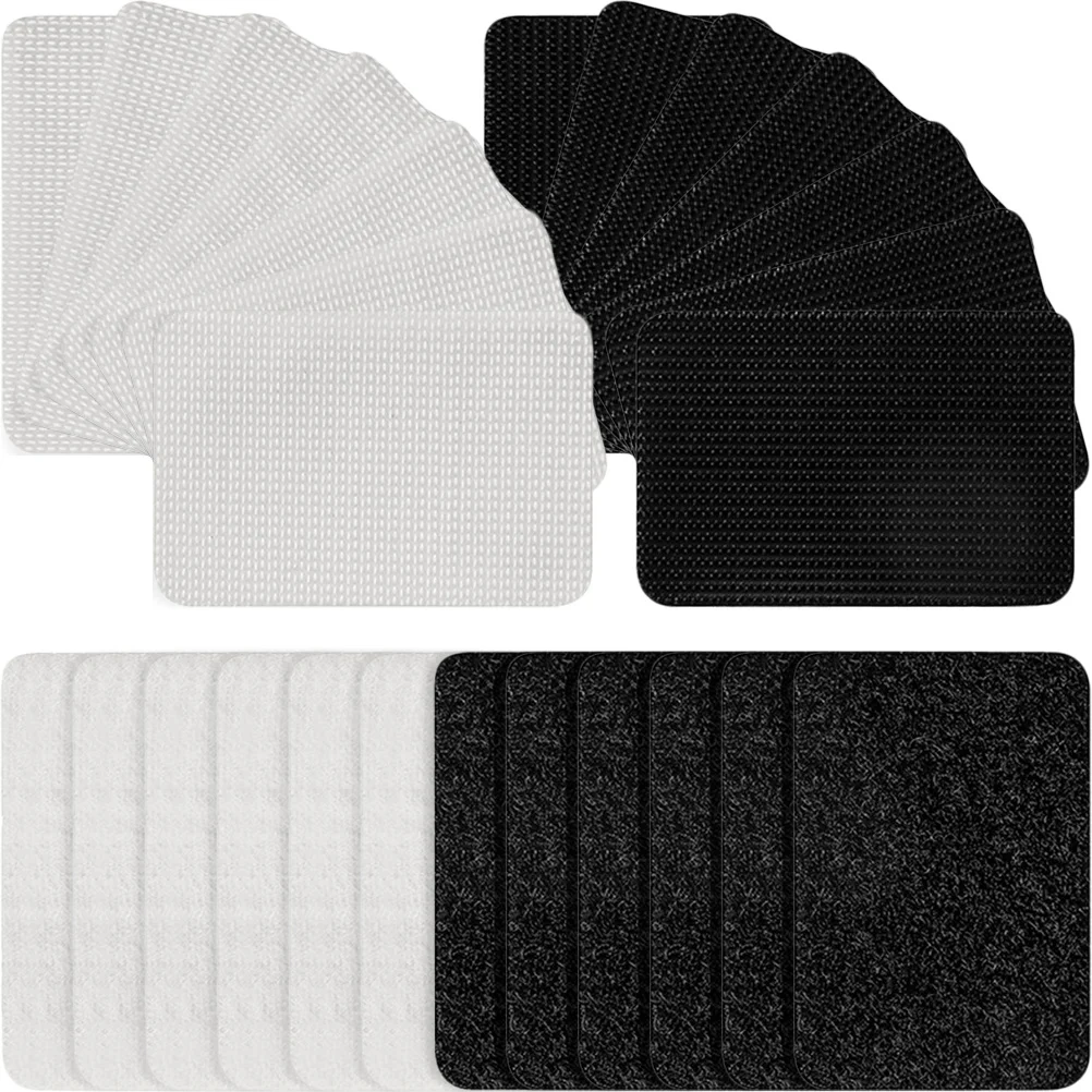 

50 Pairs Retainer Carpet Gripper Tape Non-slip Back Pads Strips Grippers Mat Stopper Skid Invisible Protector