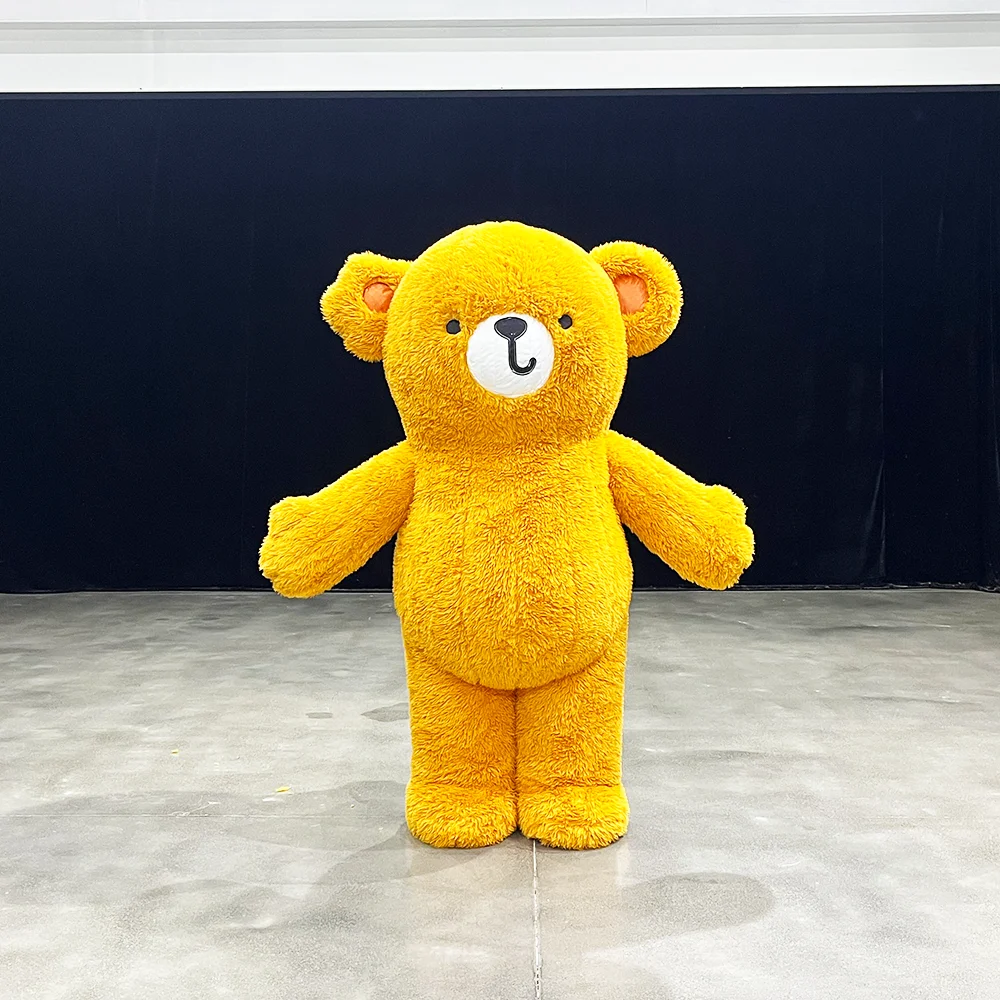 Custom Inflatable Mascot Costume Walking Bear Costume Mascot Inflatable Suit Advertising Inflatable Costume for Adults