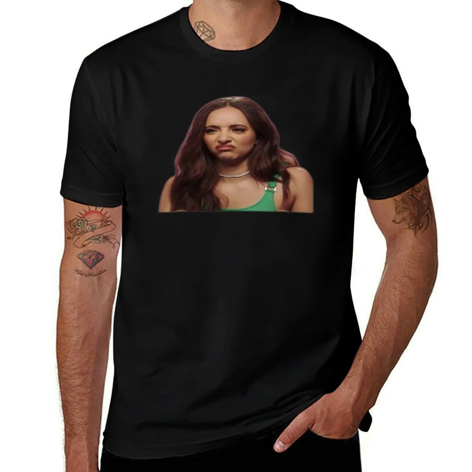 Jade Meme Face T-Shirt Plus Size Solid Color T-Shirt