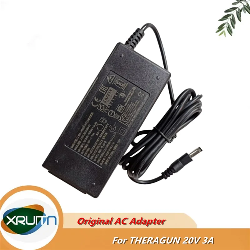 

Original For THERAGUN Power Supply XY60S-2003000Q-UD 20V 3A 60W AC Adapter Adaptor Charger