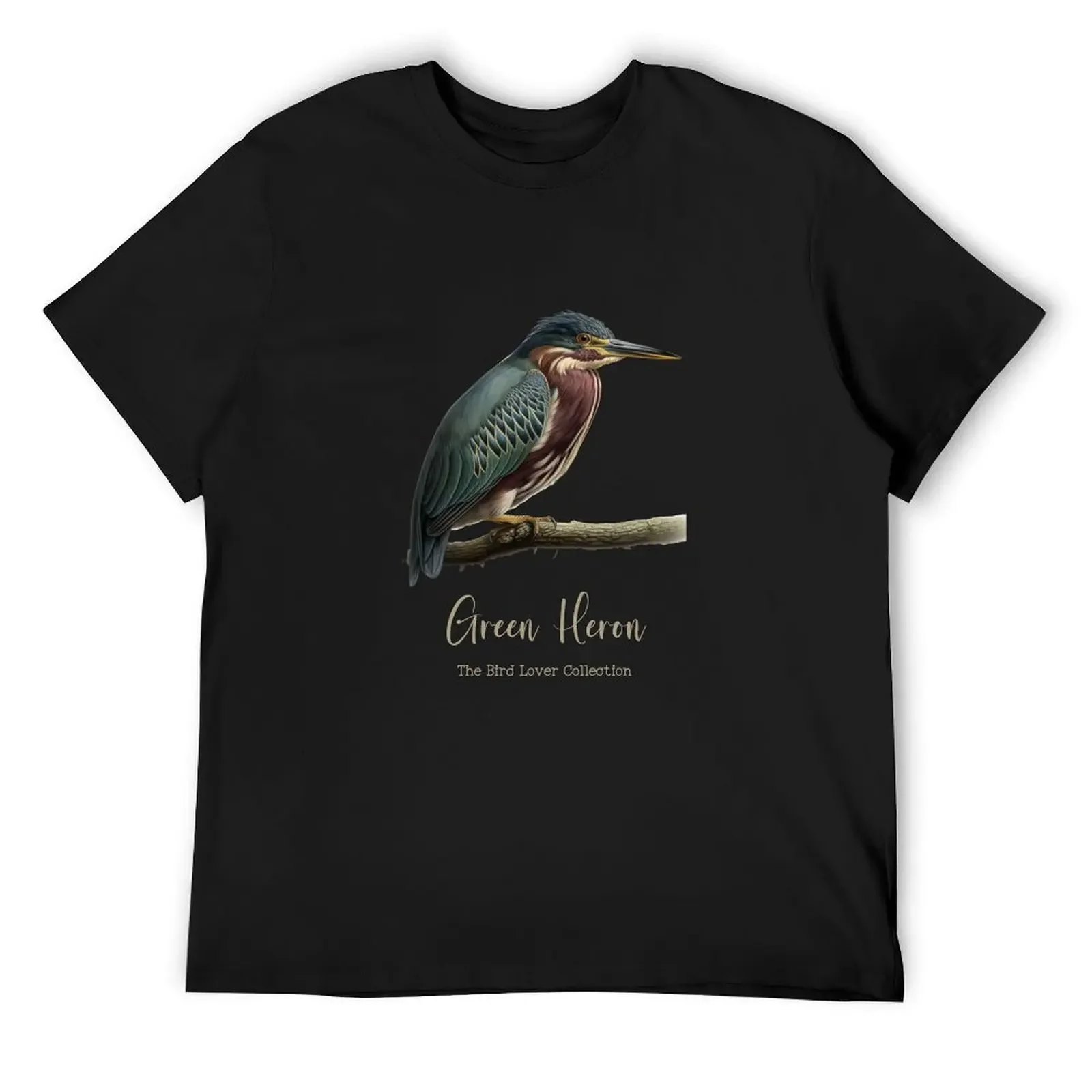 

Green Heron - The Bird Lover Collection T-Shirt customs design your own sports fans clothes for men