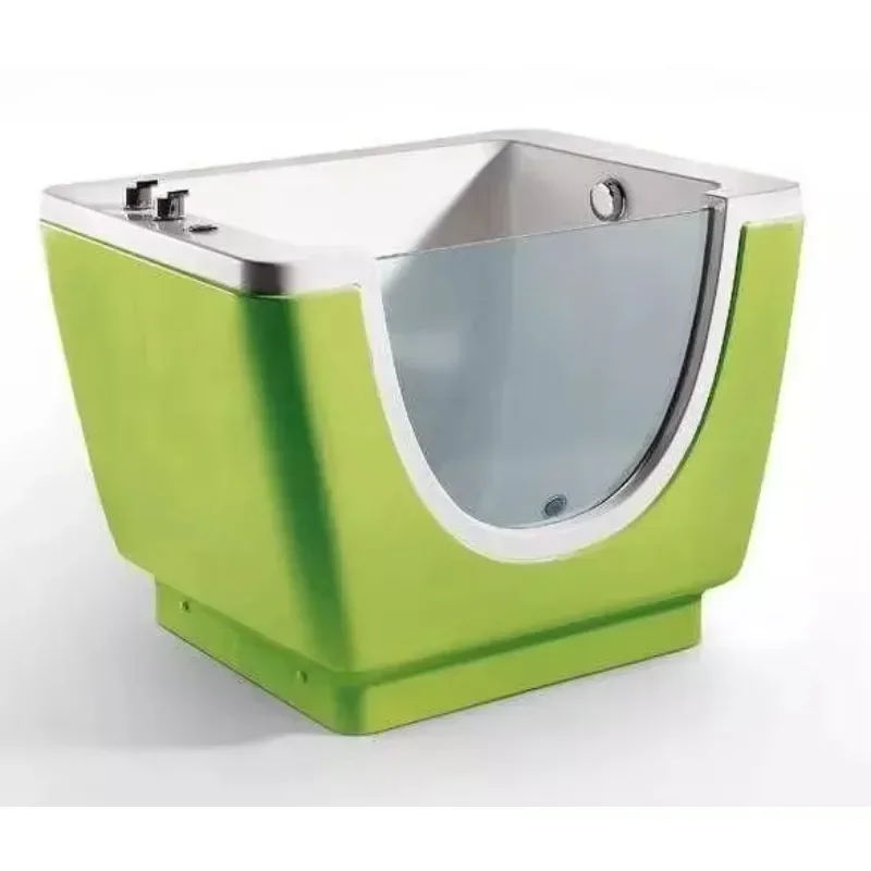 Color acrylic baby spa bathtub bubble jacuzzi environmentally friendly and transparent