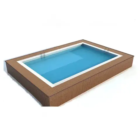 Customized Steel Structure Above Ground Pool Metal Frame Regular Shape Pools Swimming Outdoor