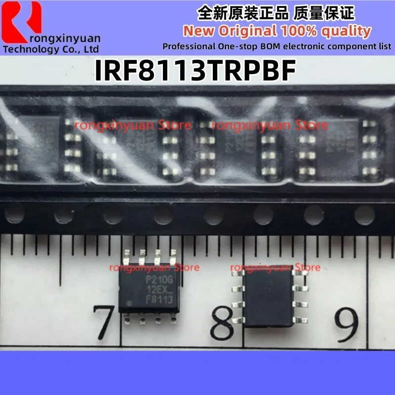 

10-50Pcs/lot IRF8113TRPBF IRF8113 IRF8113TR IRF8113PBF F8113 SOP-8 MOSFET N-CH 30V 17.2A 100% New Original