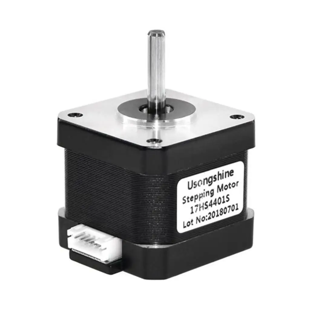 

Black Aluminum Alloy Stepper Motor for 3D Printer Engine Precision Accessory High Torque Component
