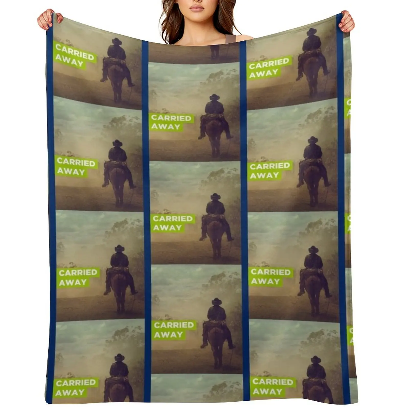 

Cowboy Throw Blanket Sofa Quilt Bed covers Thermals For Travel blankets ands Blankets