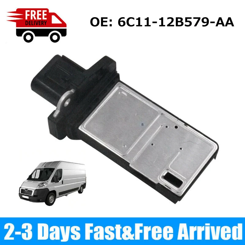 Mass Air Flow MAF Meter Sensor for Ford Europe Galaxy Mondeo MK4 IV S-Max Transit MK7 1.8 2.0 2.2 TDCi 6C11-12B579-AA 1376235