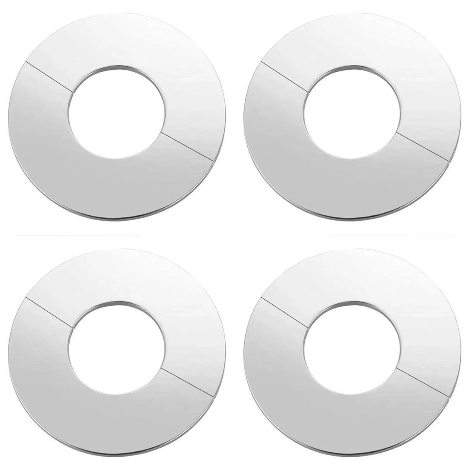 For Pipes Rosettes Cover Resistant 4PCS For Shower Pipe Radiator Replacement Split Design High Quality For Pipes