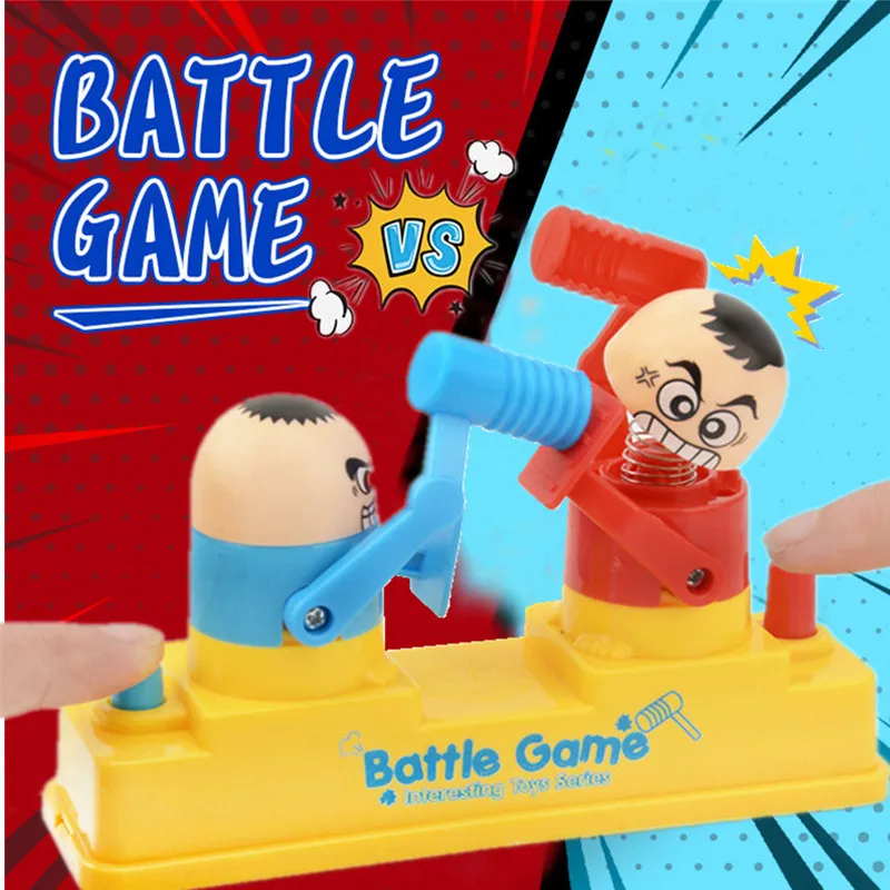 Hot Funny Practical Joke Fight Battle Antistress Toy Prank Interaction Play Table Game Toys  Gift