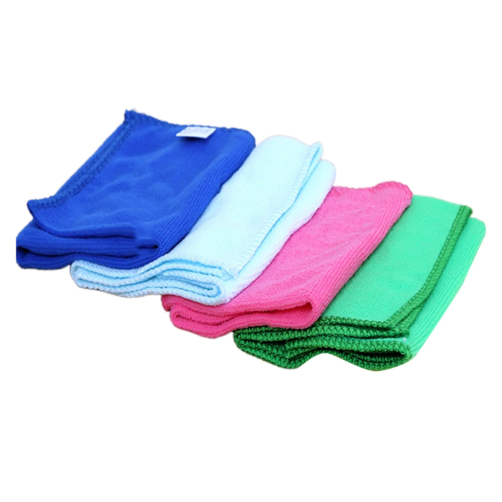 

4 Pcs Cleaning Tools Painting Cloth Fiber Gouache Absorbent Supplies Square Scarf