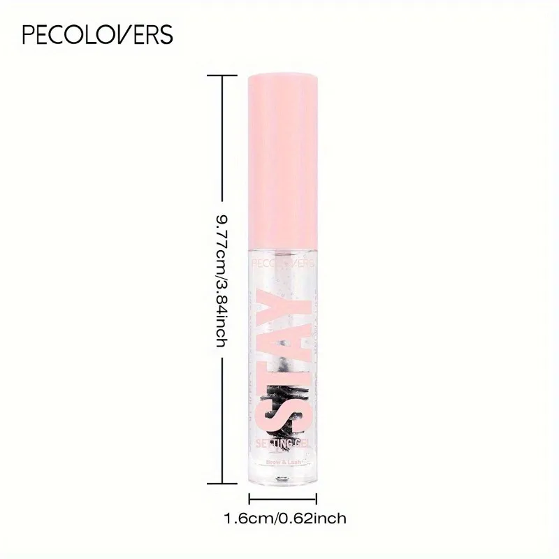 Gel coiffant Transparent pour sourcils, longue durée, liquide imperméable, Gel fixe pour cils, avec brosse et peigne