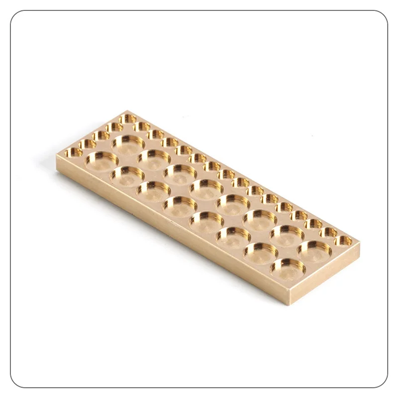 ABLU-Copper Watch Accessory Storage Box Multifunctional Tiny Screw Classification Storage Plate For Watch Repair Tool
