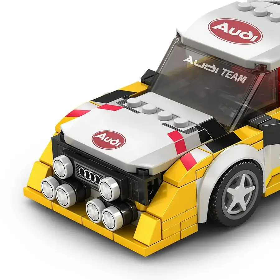 1362 個 MOC アウディ WRC チーム 1:32 ビルディングブロックスポーツカーモデル PB8812 テクニカルレーシングカー組み立てコレクション車両