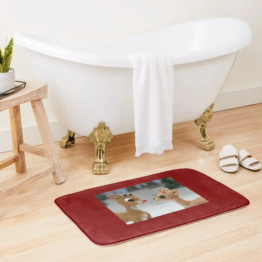 

Rudolph and Clarice Bath Mat For Bathroom And Toilet Kitchen Carpet Mat