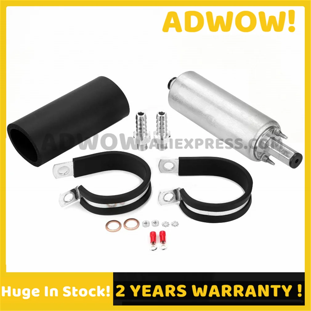 

New 1Set MASO 255 LPH High Pressure Inline Fuel Pump Complete Kit For High-performance Vehicles GSL392 Easy Installation