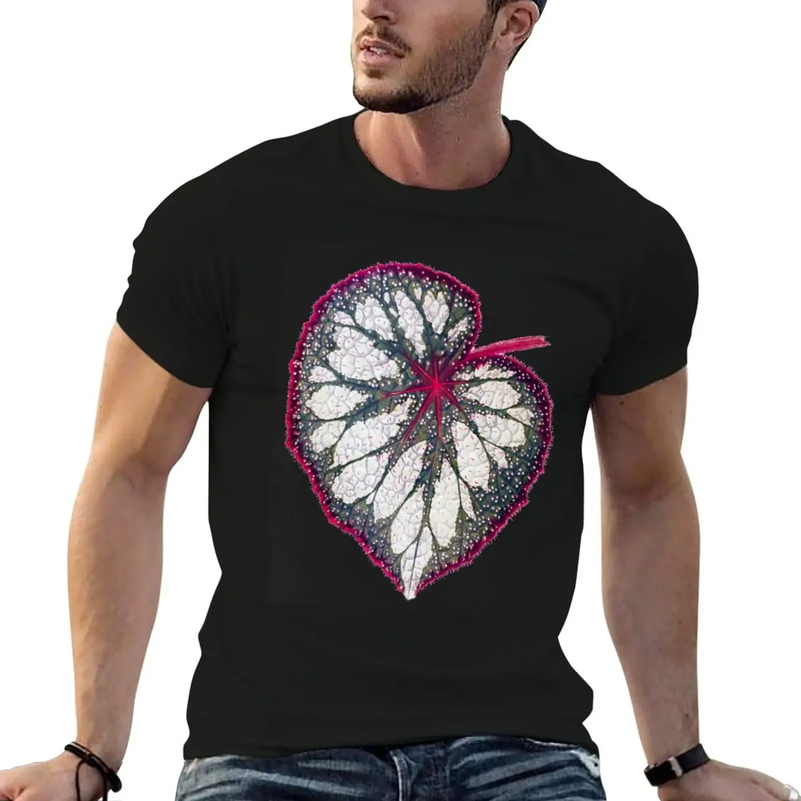 Begonia rex T-Shirt plus size tops sublime plus sizes vintage t shirts Men's cotton t-shirt