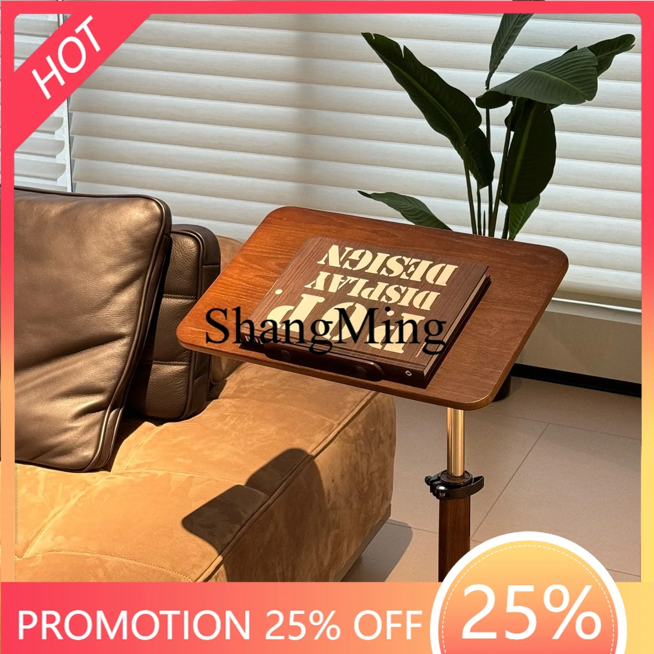 

FG good-looking Lifting and flipping sofa Movable small coffee table Bedroom bedside small table