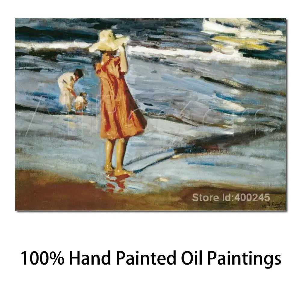 

Impressionist Art Children on The Beach by Joaquin Sorolla Y Bastida Paintings Home Decor Hand Painted High Quality