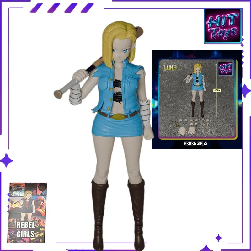 【en Stock】 HIT TOYS Original Rebel Girl 1 Wave Revenge Angel LUNA NIKA 1/12 jeu poupée Mobile modèle jouet cadeau Collection
