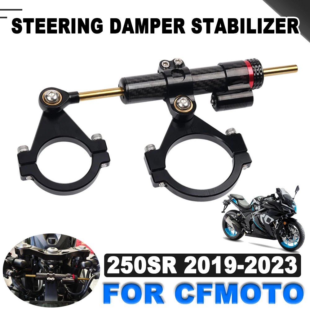 Suporte de montagem do amortecedor de direção, acessórios para motocicleta CFMOTO CF MOTO SR250 250SR SR 250 2019 2010 2021 2022 2023