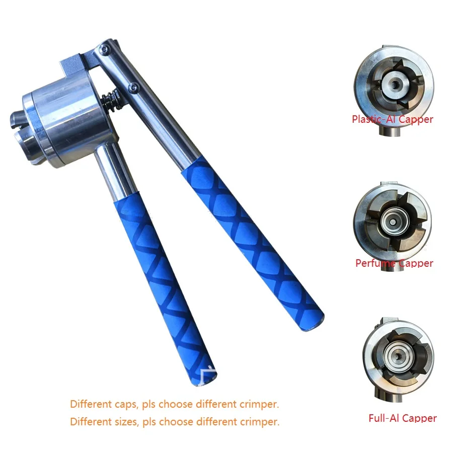 Steel Vials Crimper 12/15/20mm Vial Bottle Crimper Bottler Capper Sealing Tools