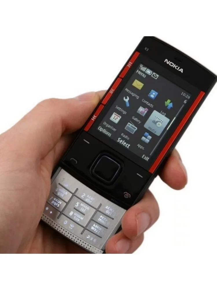 هاتف المفاتيح الكلاسيكي المنزلق Nokia X3-00 هو هدية ممتازة