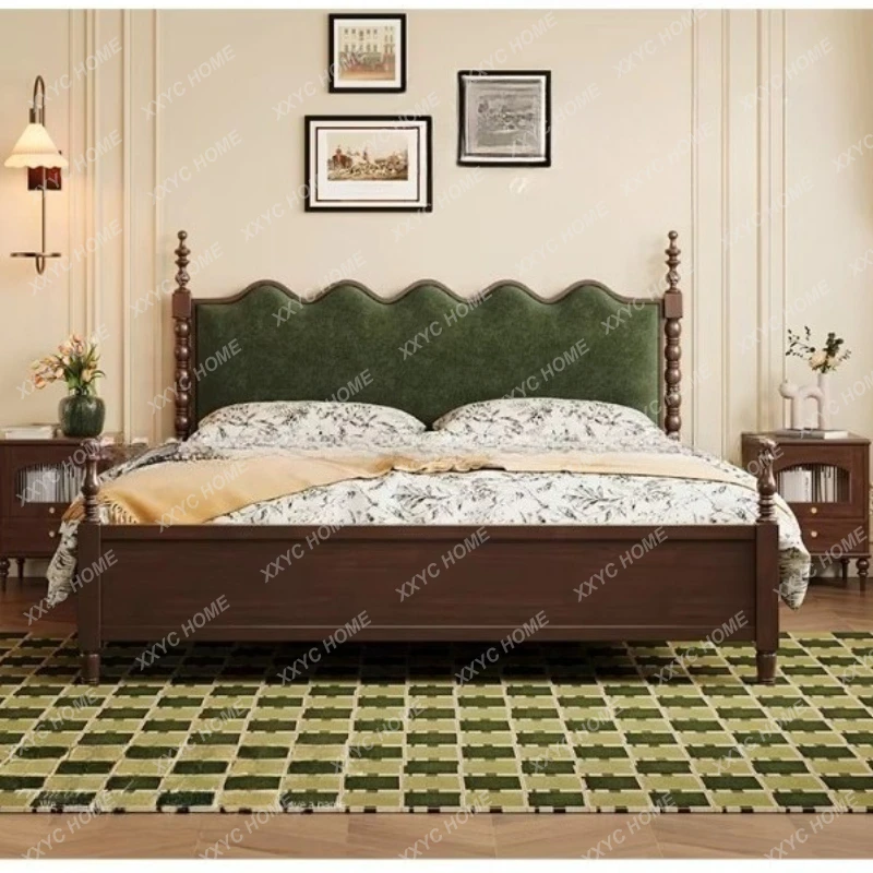 M  vintage master bedroom new bed
