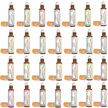 EUQEE 10ml Fragrance Oil Roll-On Long Lasting Scent La Vie E...
