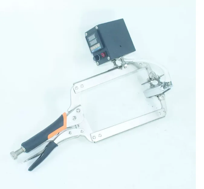 Semi-Automatic Rotary Number Wheel Hot Stamper – 500-1200W Electric Iron for Tire Date Coding & Periodic Molding Printing