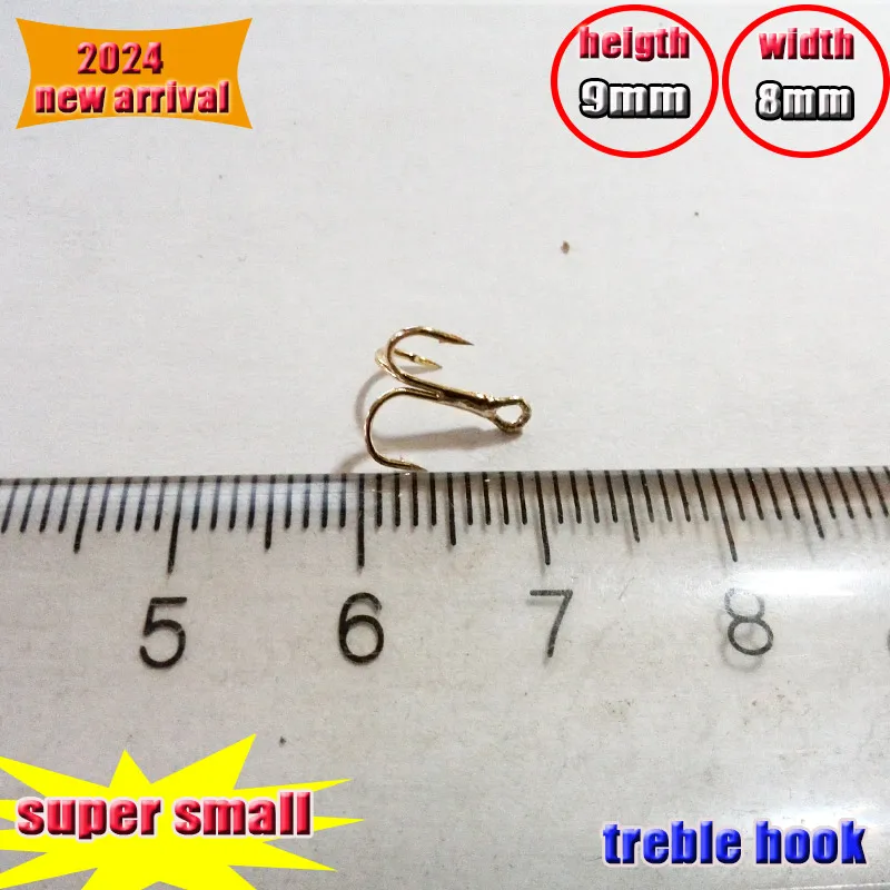 2024 new Treble Fishing Hooks  size 16#  number:50pcs/lot super small treble hook high carbon steel
