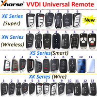 Xhorse XS / XE / XN / XK Series VVDI Universal Smart / Super / Wireless / Wire Remote Car Key English Version for VVDI Key Tool