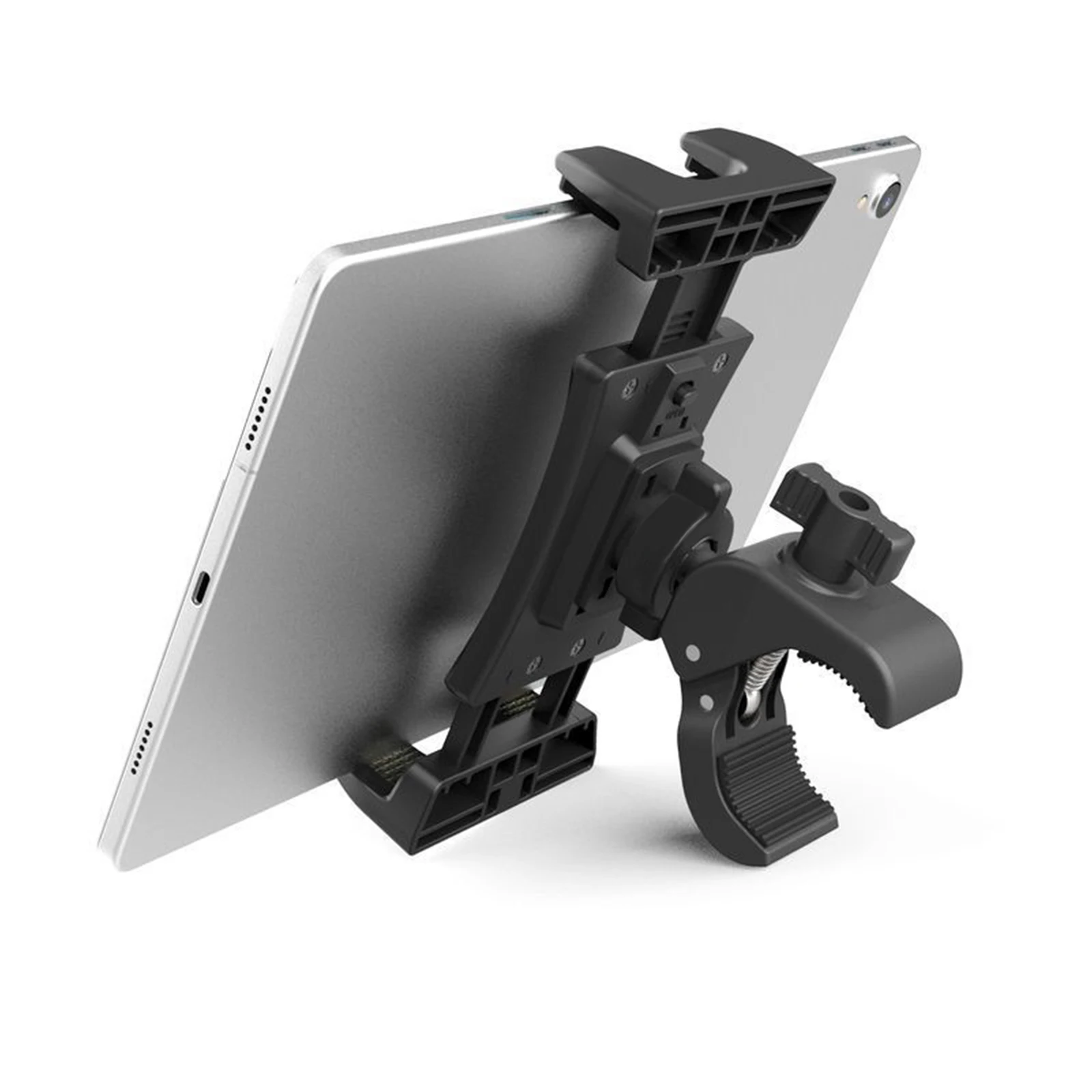 360 °   Drehbarer Tablet-Ständer für Fahrradlenker, geeignet für Air Pro iPad und Smartphones, Halterung für Indoor-Fitness und Fahrrad.