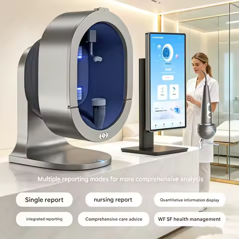 2026 XINGCE X5-AI Skin Analyzer 11 Spectrum Facial Detector AI Aging Acne Pigment Tester Salon Skin Machine Touch Screen