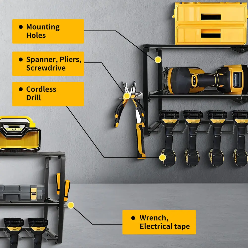 Heavy Duty Power Tool Organizer Drill 26