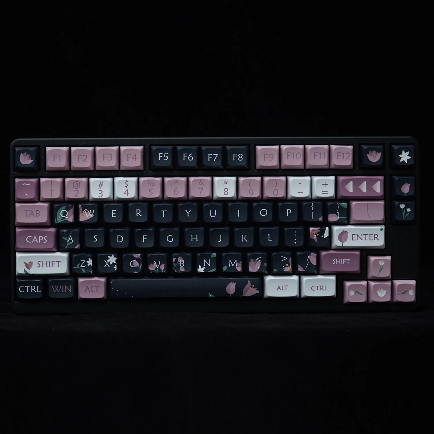 

XDA flower language theme PBT keycap small full set of five-sided sublimation process is suitable for cross-core mechanical keyb