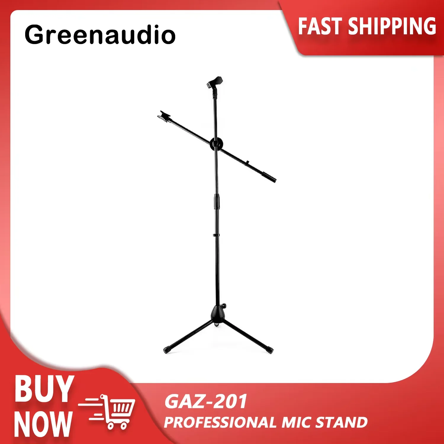 

GAZ-201 tripod adjustable studio landing microphone stand professional for mic recording