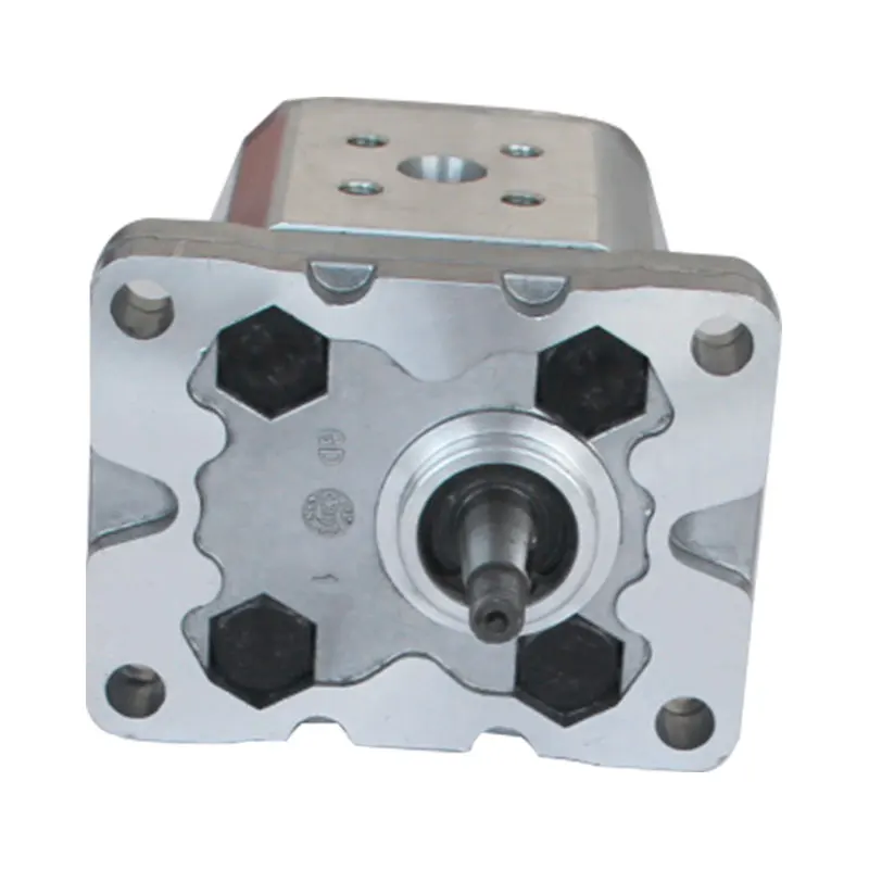 Double Rotary Hydraulic Gear Pump with Oval Mounting Rectangle Spline for Construction Machine Gear Oil Pump