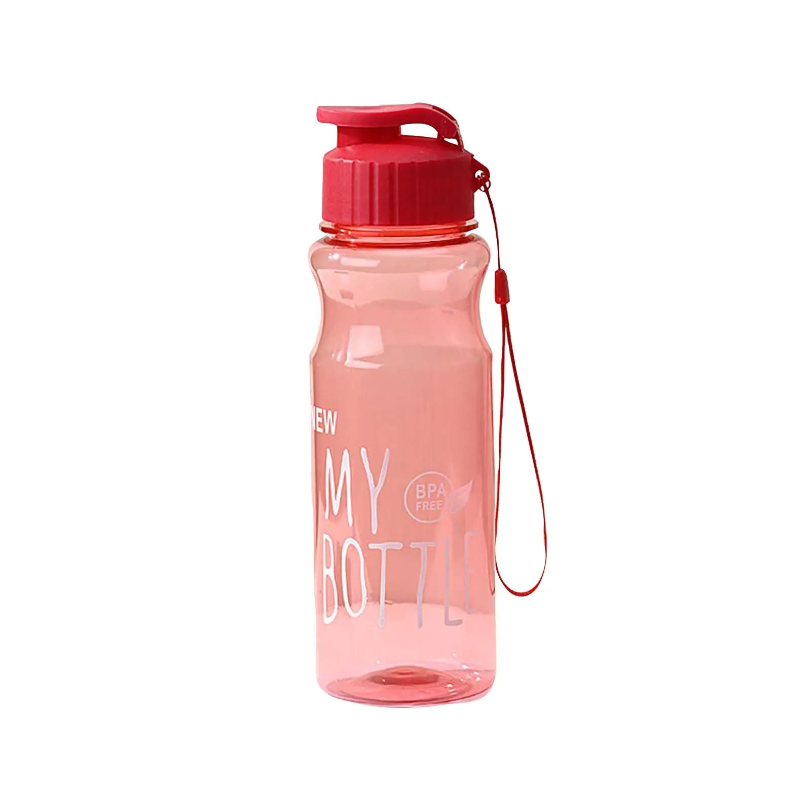 Water Bottle Food Grade Large Capacity Portable Fitness Sports Water Jug With Lanyard Outdoor Supply Water Bottle Food Grade